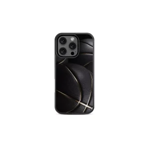 Series Case for iPhone- Black Basketballs